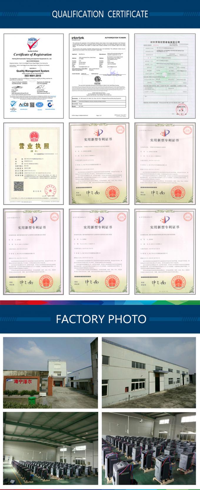 R134a Automotive AC Evacuation Machine Car AC Service Station