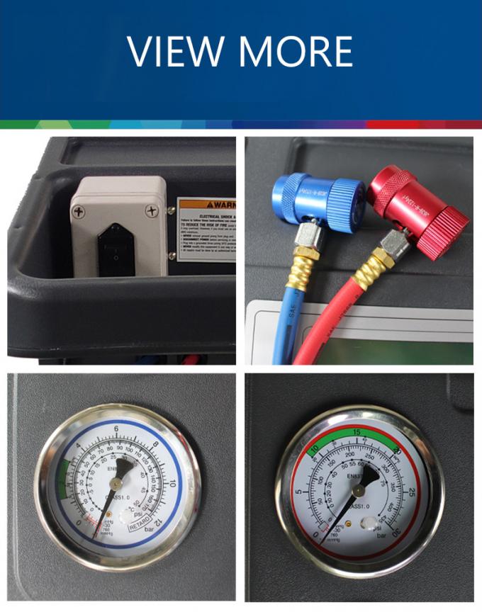 1.8CFM Auto AC Evac And Recharge Machine R1234yf Refrigerant Machines