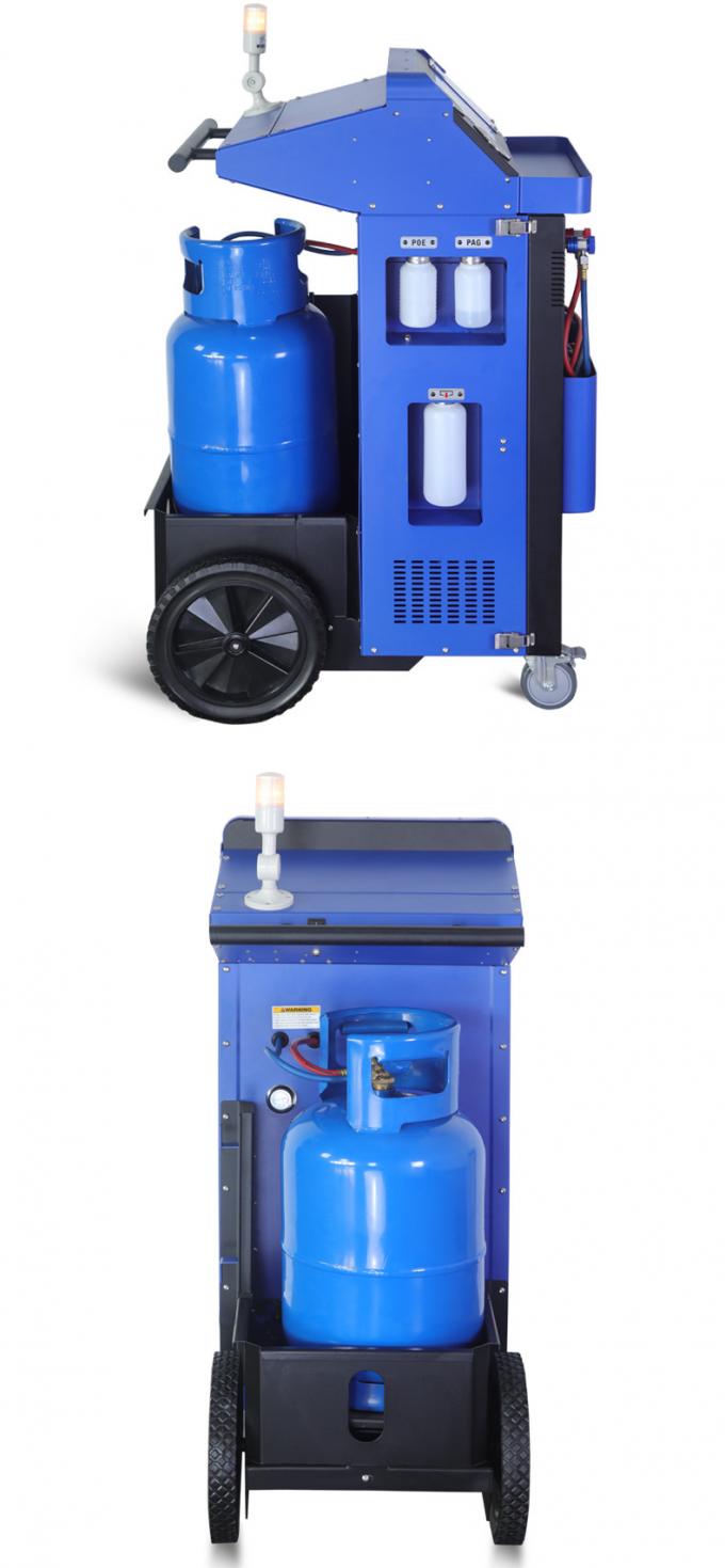 ZELL R134a AC Flush Machine for Car Air Conditioning Cleaning 135Kg