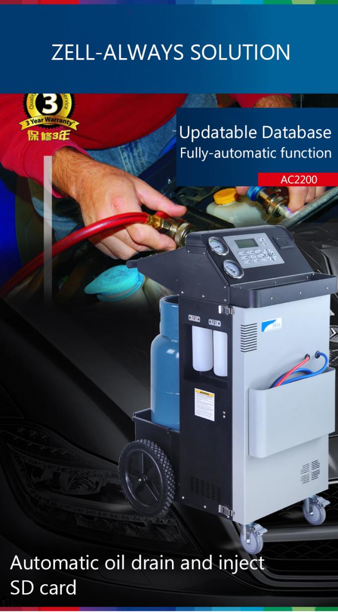 Car A/C Recovery Air Con Regas Machine Aircon Work Station 10Pa For