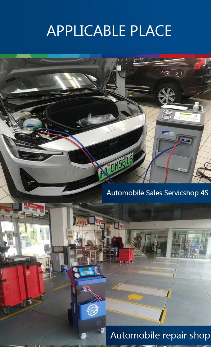 Car A/C Recovery Air Con Regas Machine Aircon Work Station 10Pa For