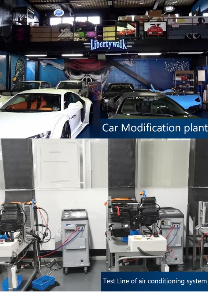 7" Touch SAE J2788 AC Recovery Machine System 15Micron For Automotive