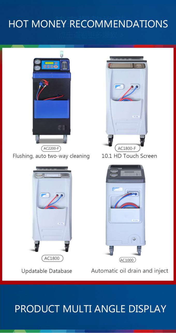 R134a Auto aircon AC Flush Machine Recovery Flushing Car A/C System